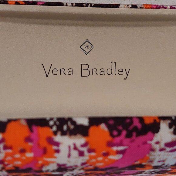 Vera Bradley "Houndstooth Tweed" Clamshell Glasses Case - Picture 2 of 13